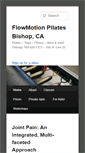 Mobile Screenshot of flowmotionpilates.com